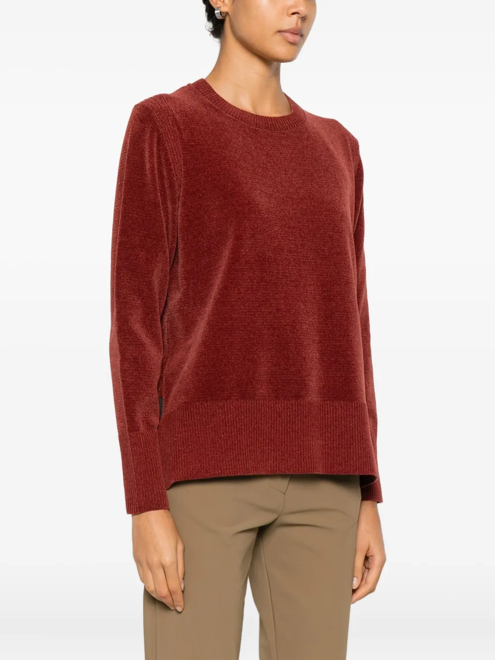 Roberto Ricci Designs Crew-neck Sweater In Burgundy