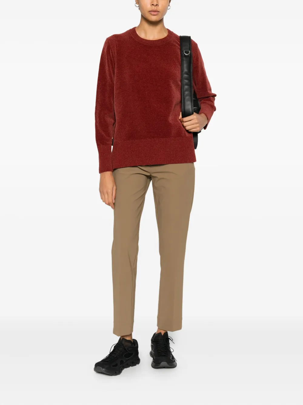 Roberto Ricci Designs Crew-neck Sweater In Burgundy