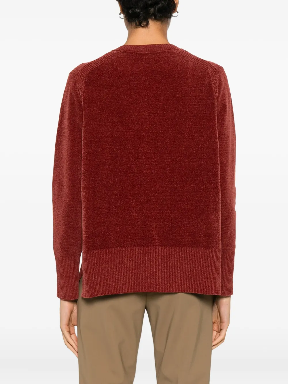 Roberto Ricci Designs Crew-neck Sweater In Burgundy