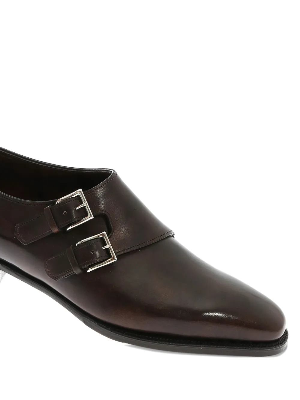 John Lobb Gespschoenen met dubbele gesp Bruin