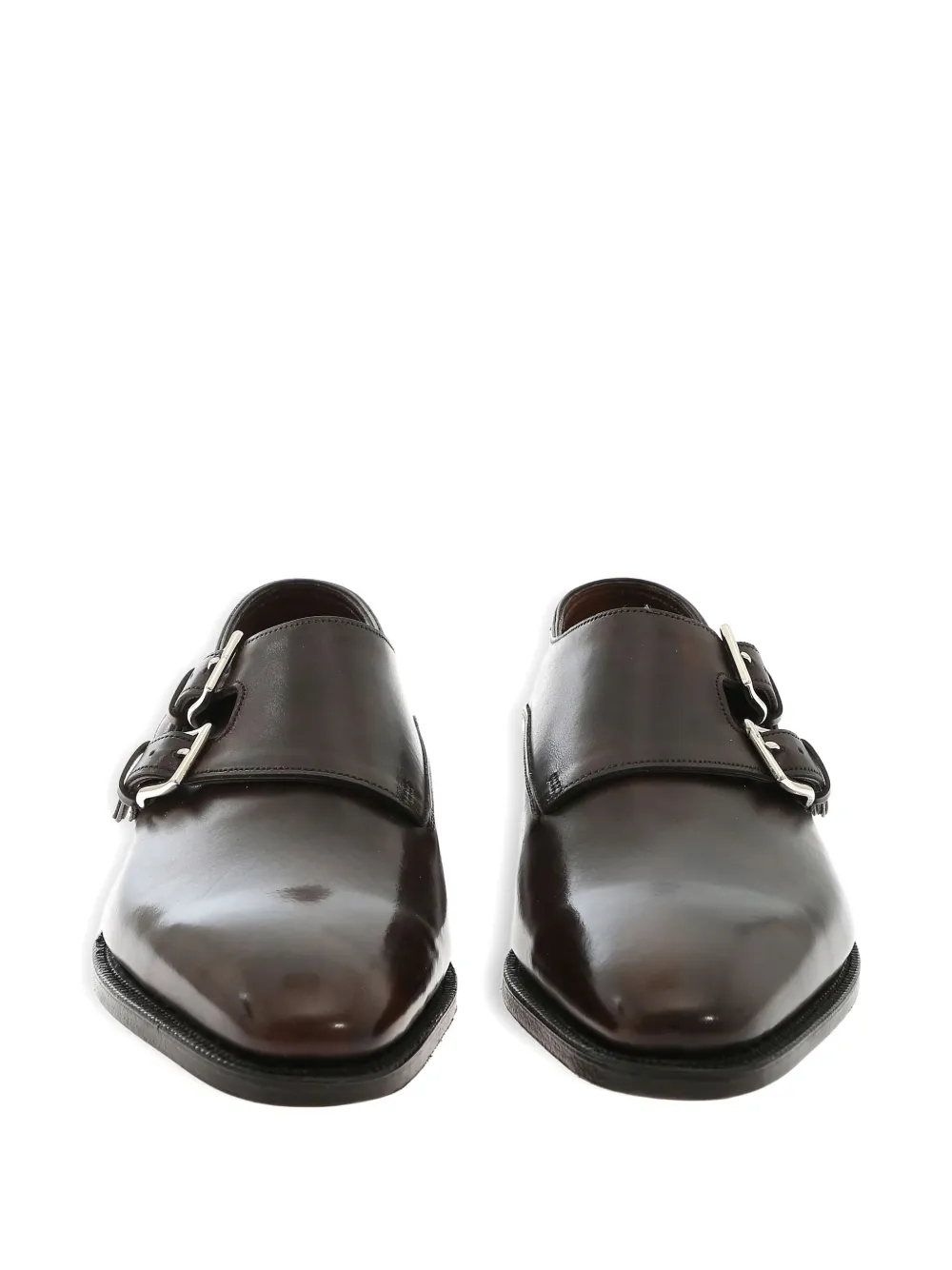 John Lobb モンクストラップ シューズ | ブラウン | FARFETCH JP