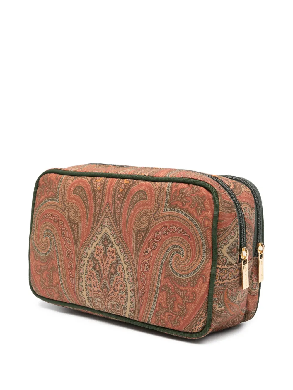 ETRO paisley-print wash bag - Oranje