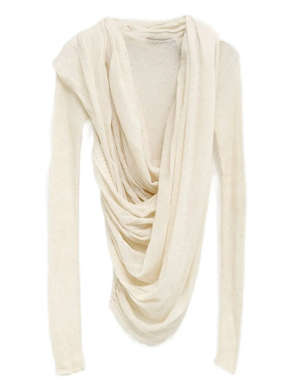 Paloma Wool cowl-effect knitted top | White | Image 1