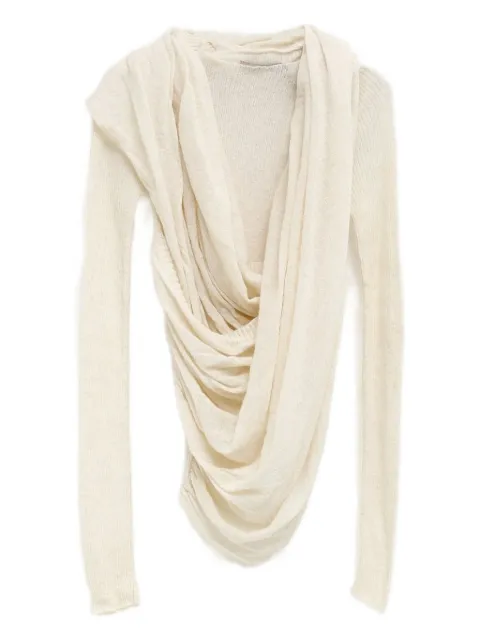 Paloma Wool cowl-effect knitted top