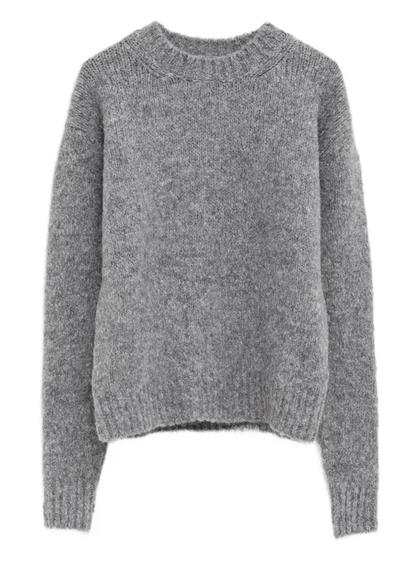 Paloma Wool Clock work-detail Sweater | Grey | FARFETCH NO
