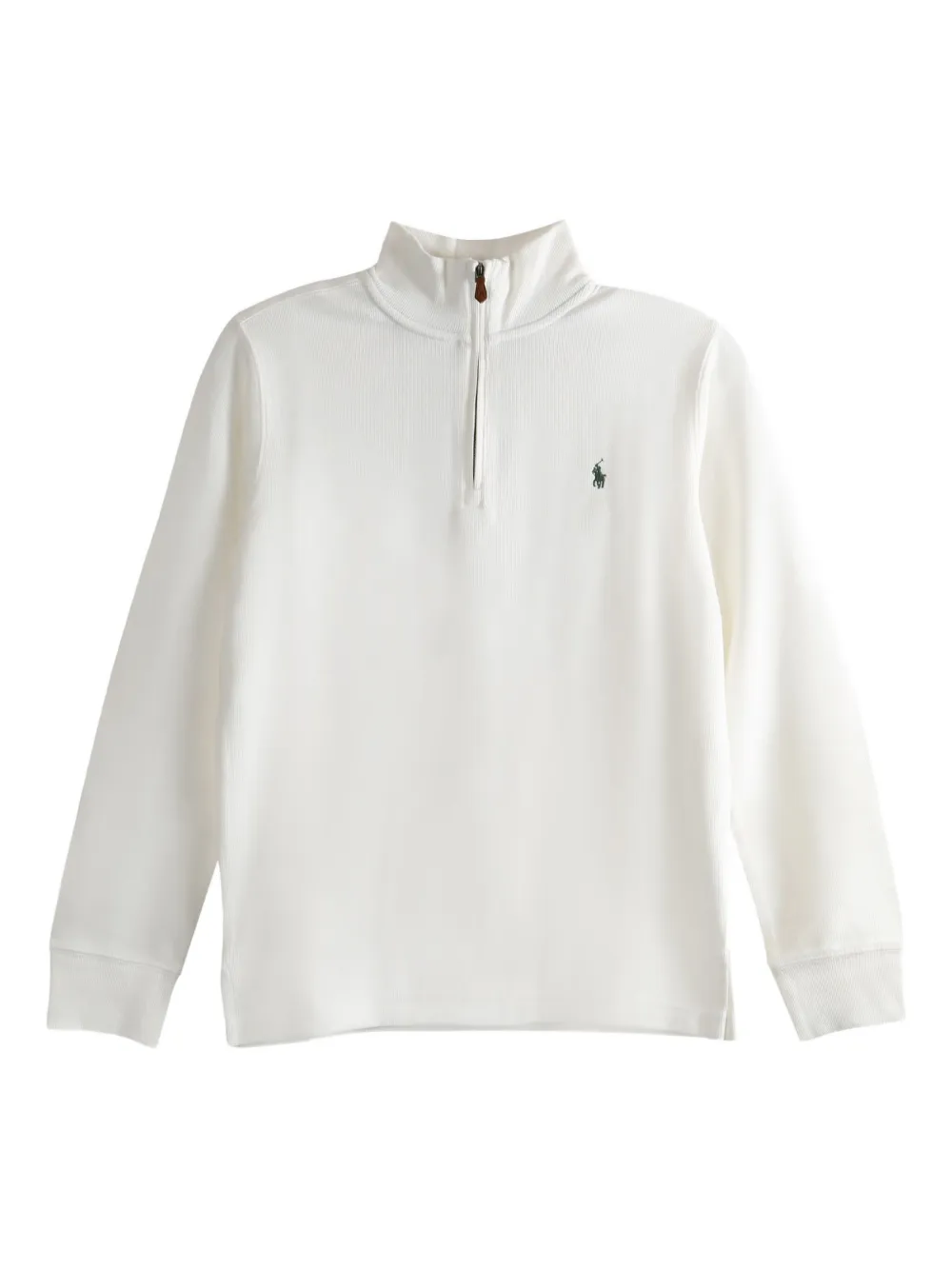 POLO RALPH LAUREN KIDS half-zip sweatshirt | Neutrals | Image 1