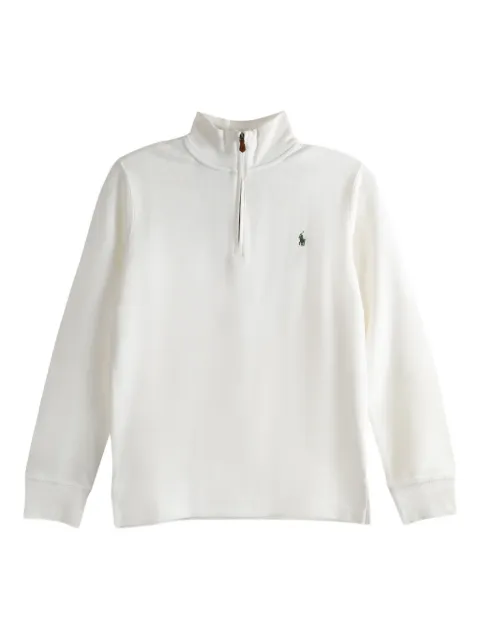 POLO RALPH LAUREN KIDS half-zip sweatshirt