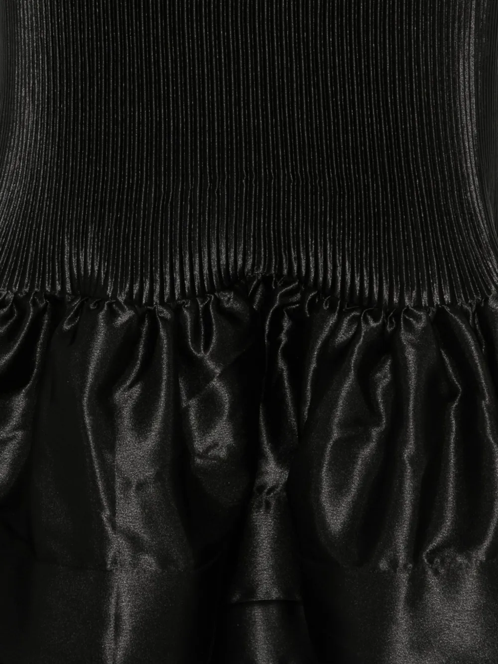 L'IDEE Soho ruffled maxi dress - Zwart