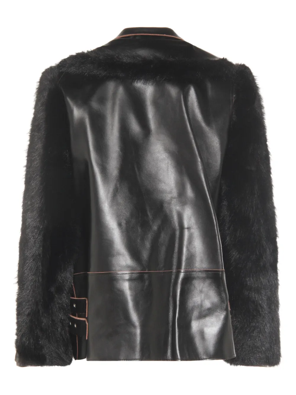 Sacai Jackets Blacks And Greys In Black