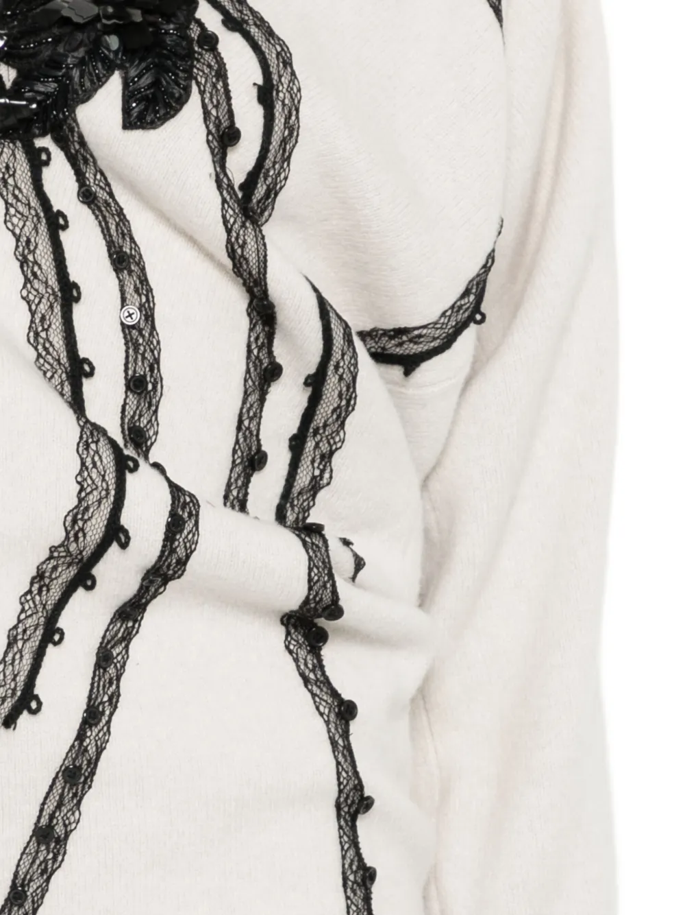 Antonio Marras Asymmetrische trui met V-hals Beige