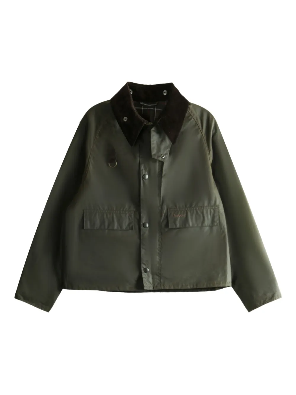 Barbour corduroy-collar jacket | Green | Image 1