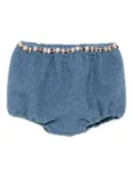 alapage embroidered bloomers - Blue