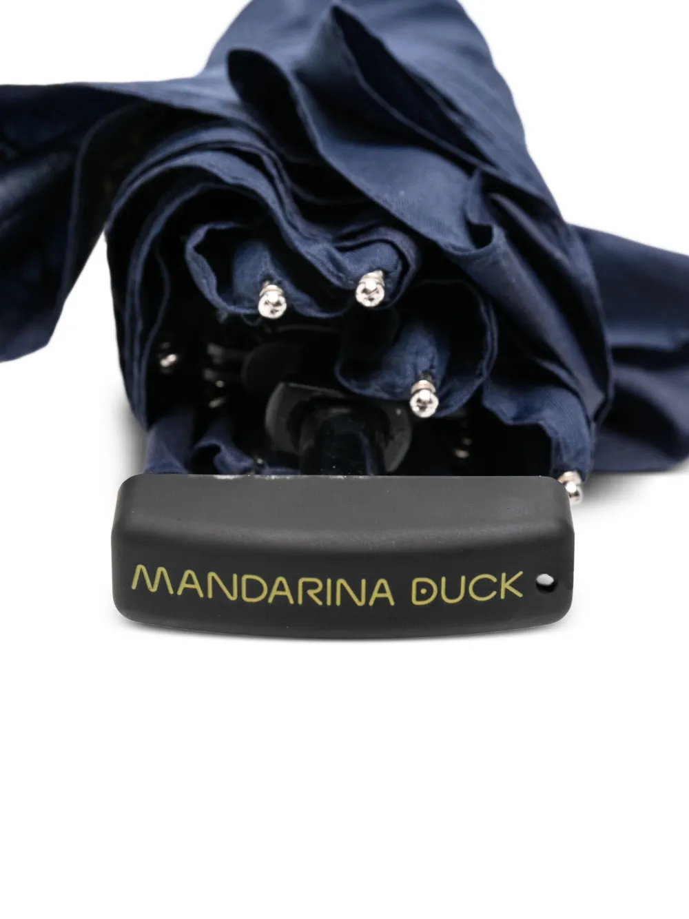 Mandarina Duck plaid umbrella - Blauw