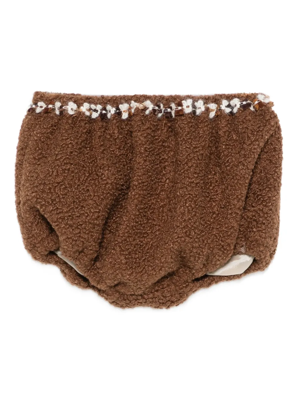 alapage trim-detail bloomers | Brown | Image 1