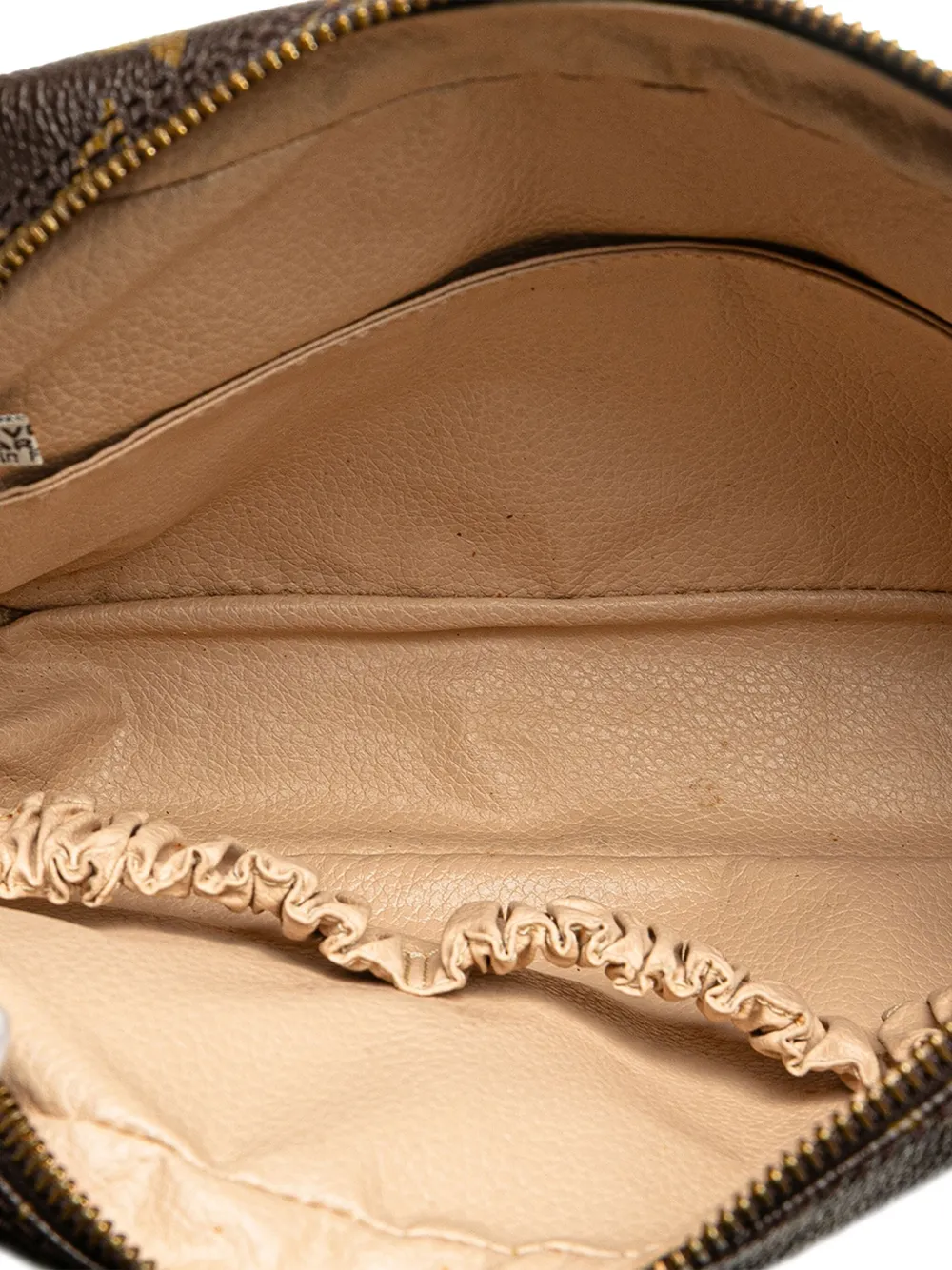 Pre-owned Louis Vuitton 1988 Monogram Trousse Toilette 23 Clutch Bag In Brown