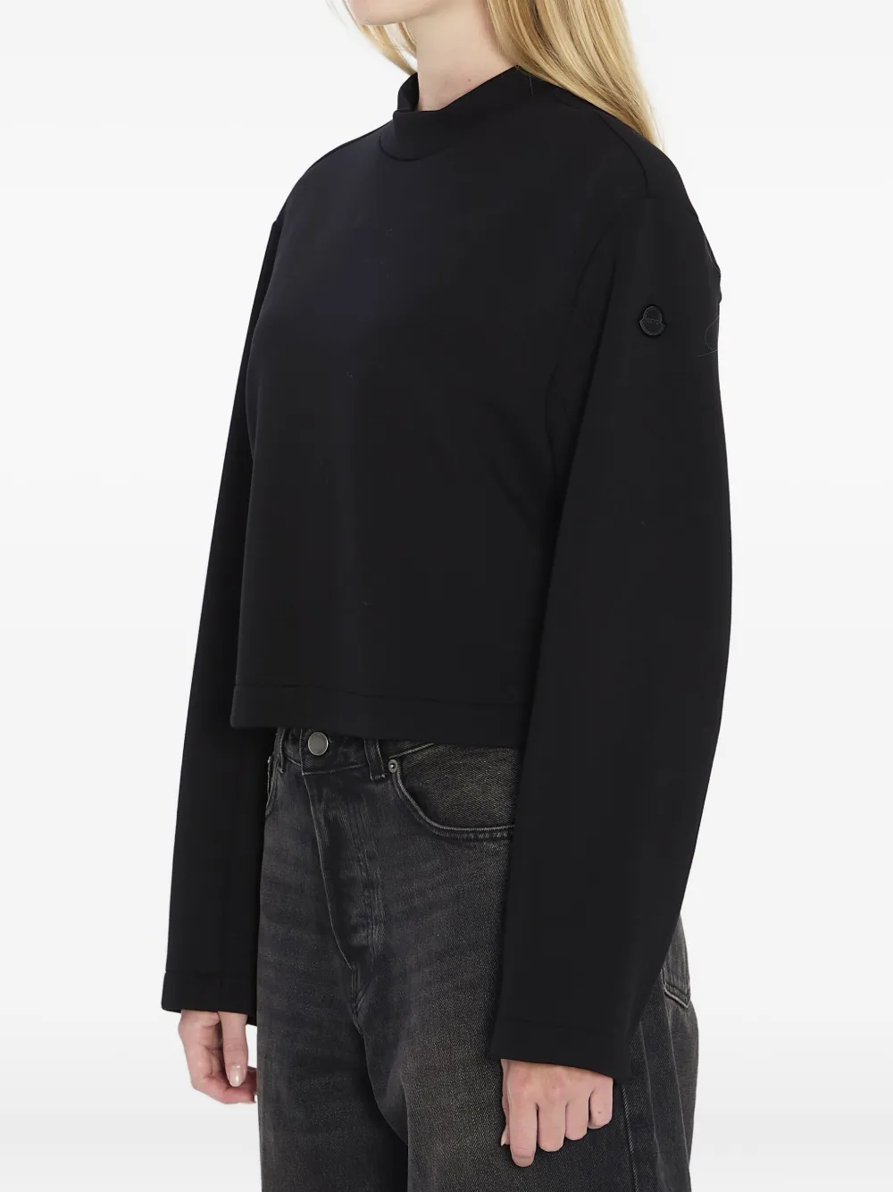 Moncler Cropped trui Zwart