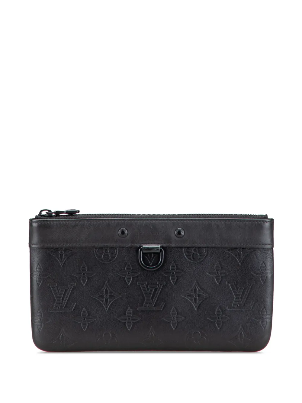 Louis Vuitton Pre-Owned 2019 モノグラム シャドウ ポシェット ディスカバリー PM クラッチバッグ - Louis Vuitton Pre-Owned 2019 モノグラム シャドウ ポシェット ディスカバリー PM クラッチバッグ -