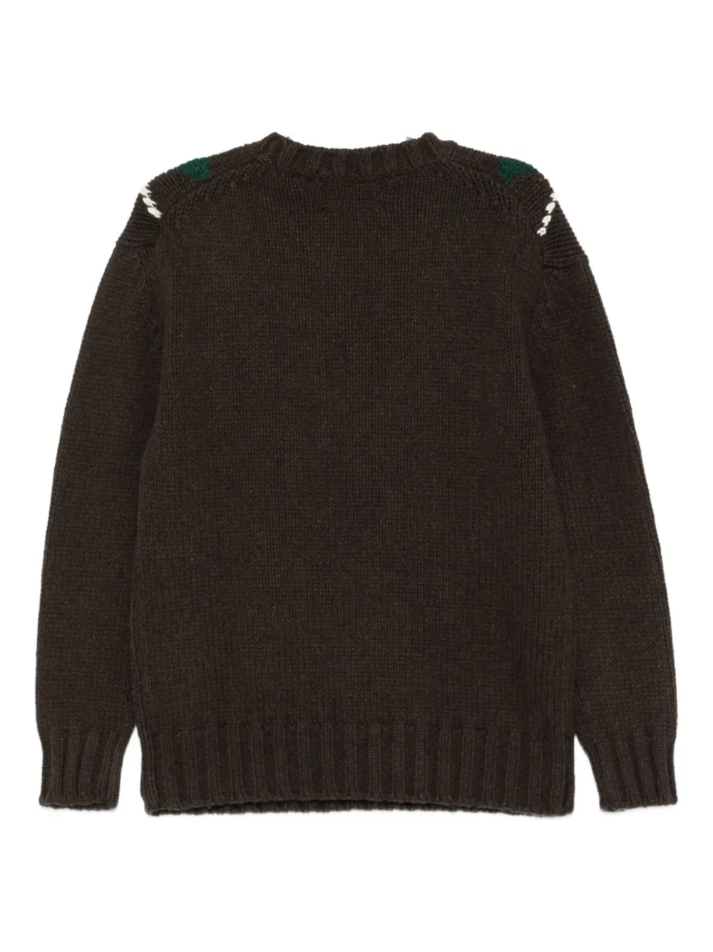 Baracuta Trui met argyle patroon - Bruin