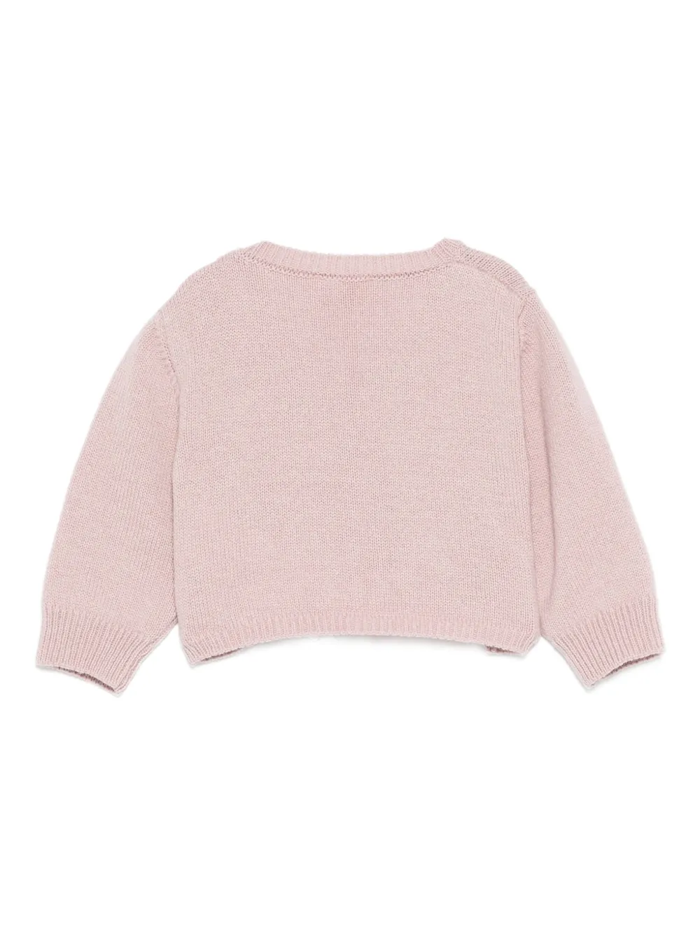 Elisabetta Franchi La Mia Bambina Vest met geborduurd logo Roze