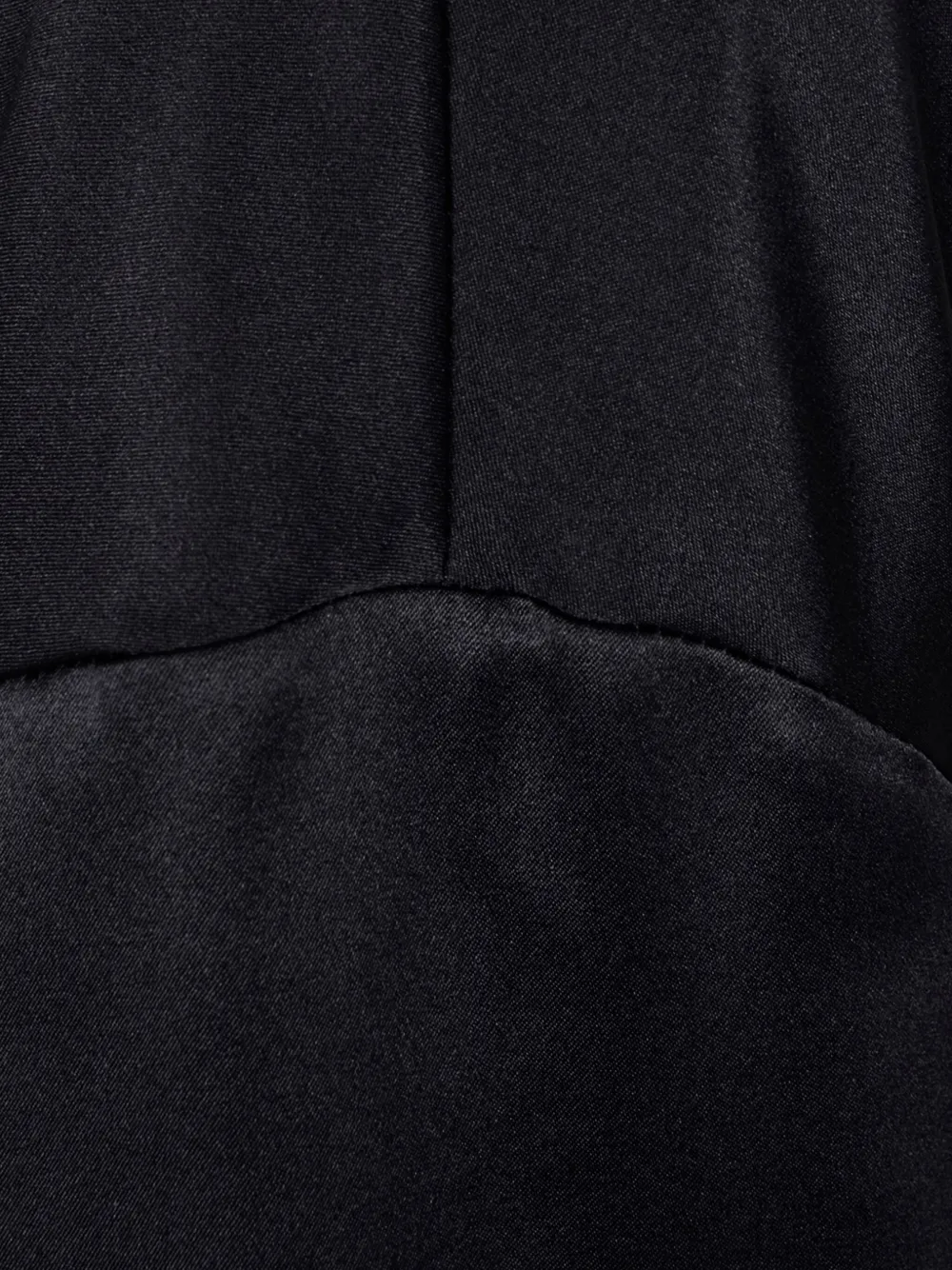 Emporio Armani Satin Blouse In Black