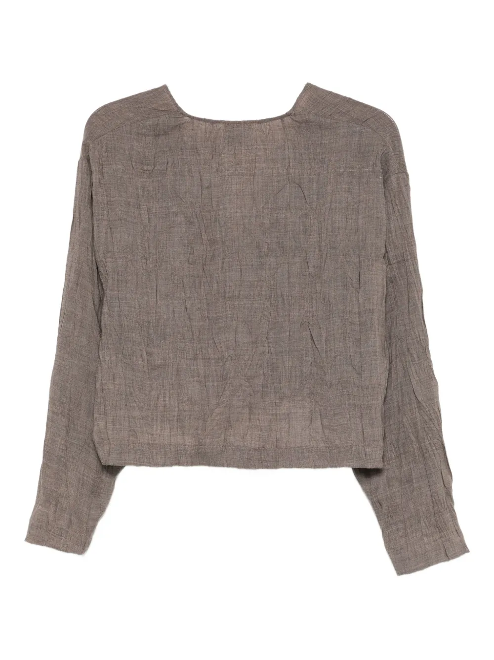 Alysi v-neck blouse - Grijs