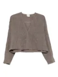 Alysi v-neck blouse - Grey
