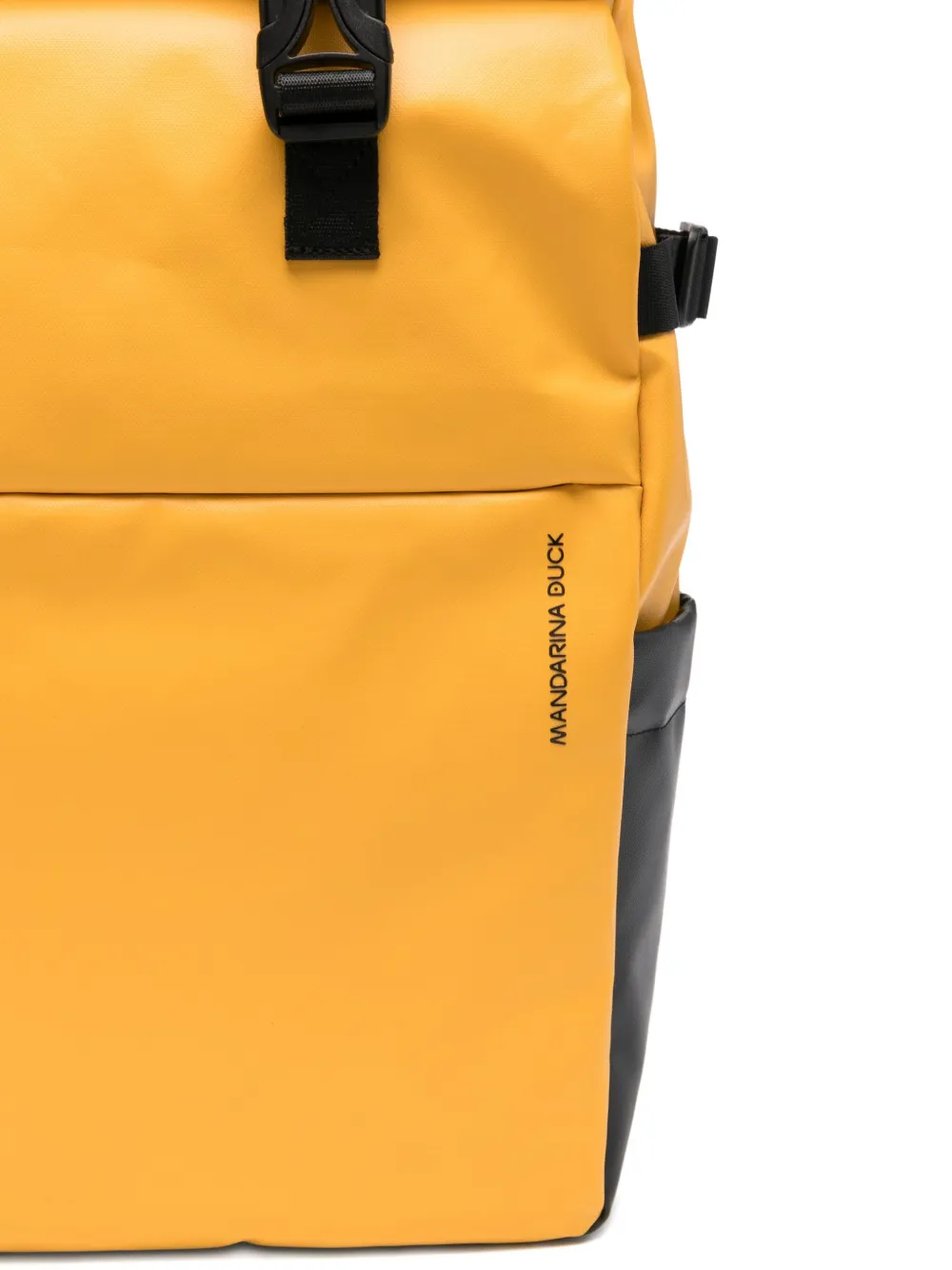 Mandarina Duck Eco Coated Backpack In Yellow