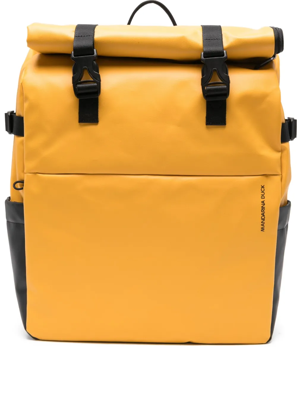 Mandarina Duck Eco Coated Backpack In Yellow