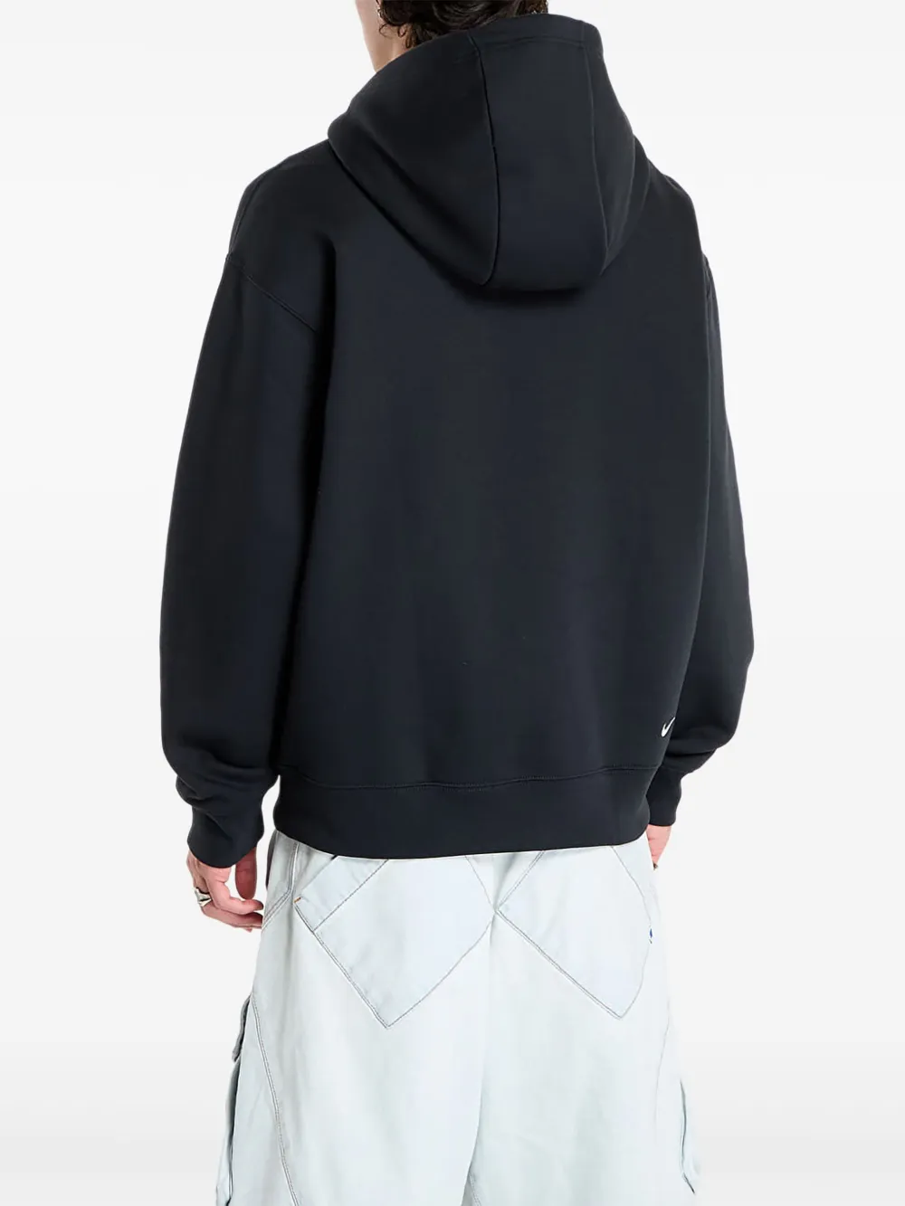 Nike Fleece Hoodie In Black