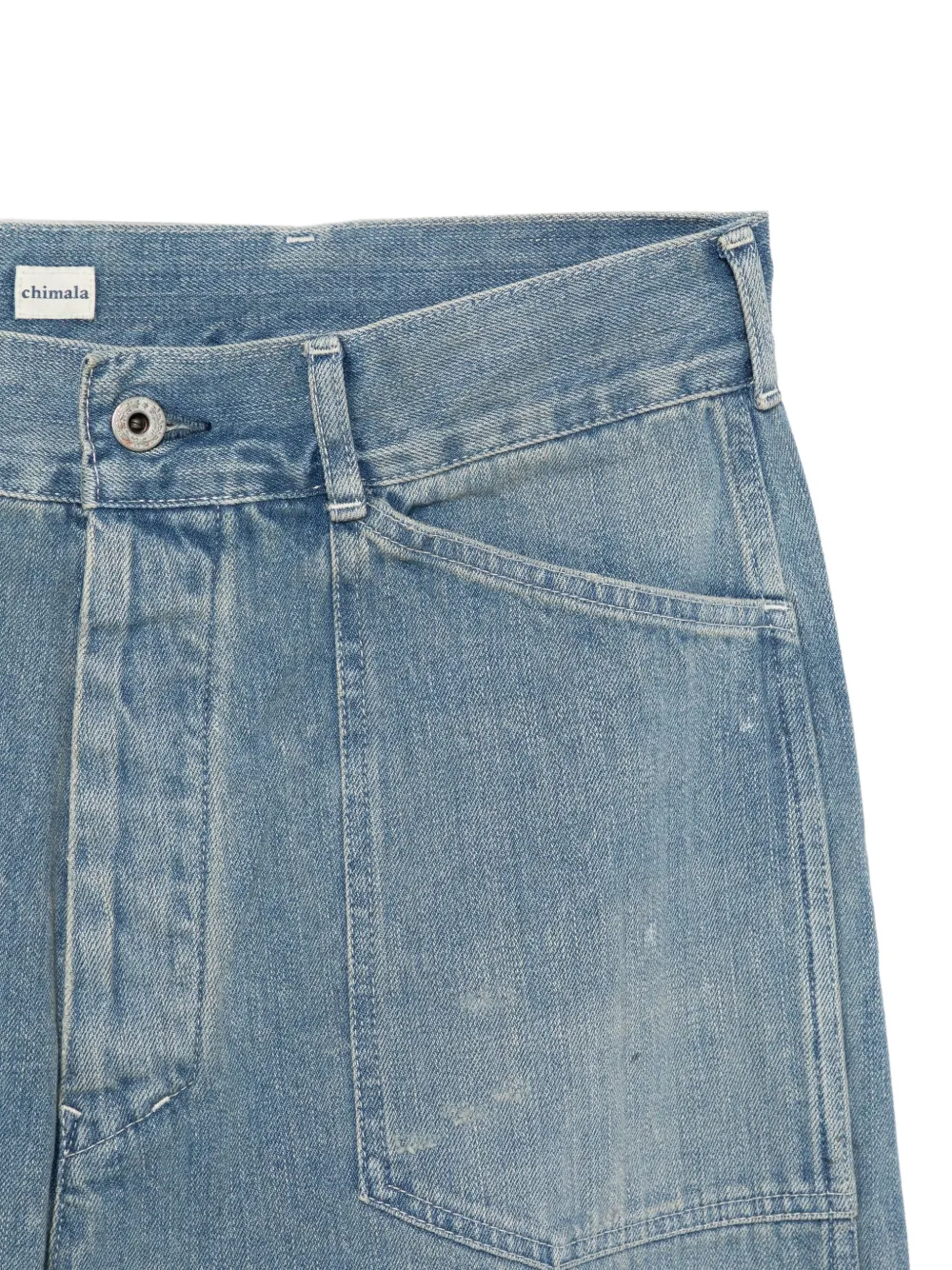 Chimala Distressed-effect Jeans In Blue