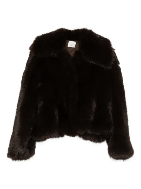 Alysi wide-lapel coat