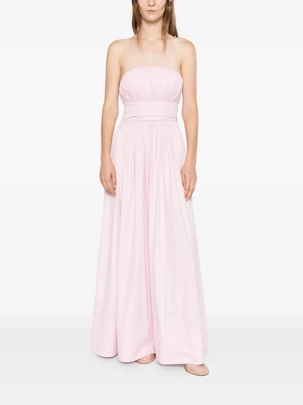 Occleus Aria Midi Dress In Pink