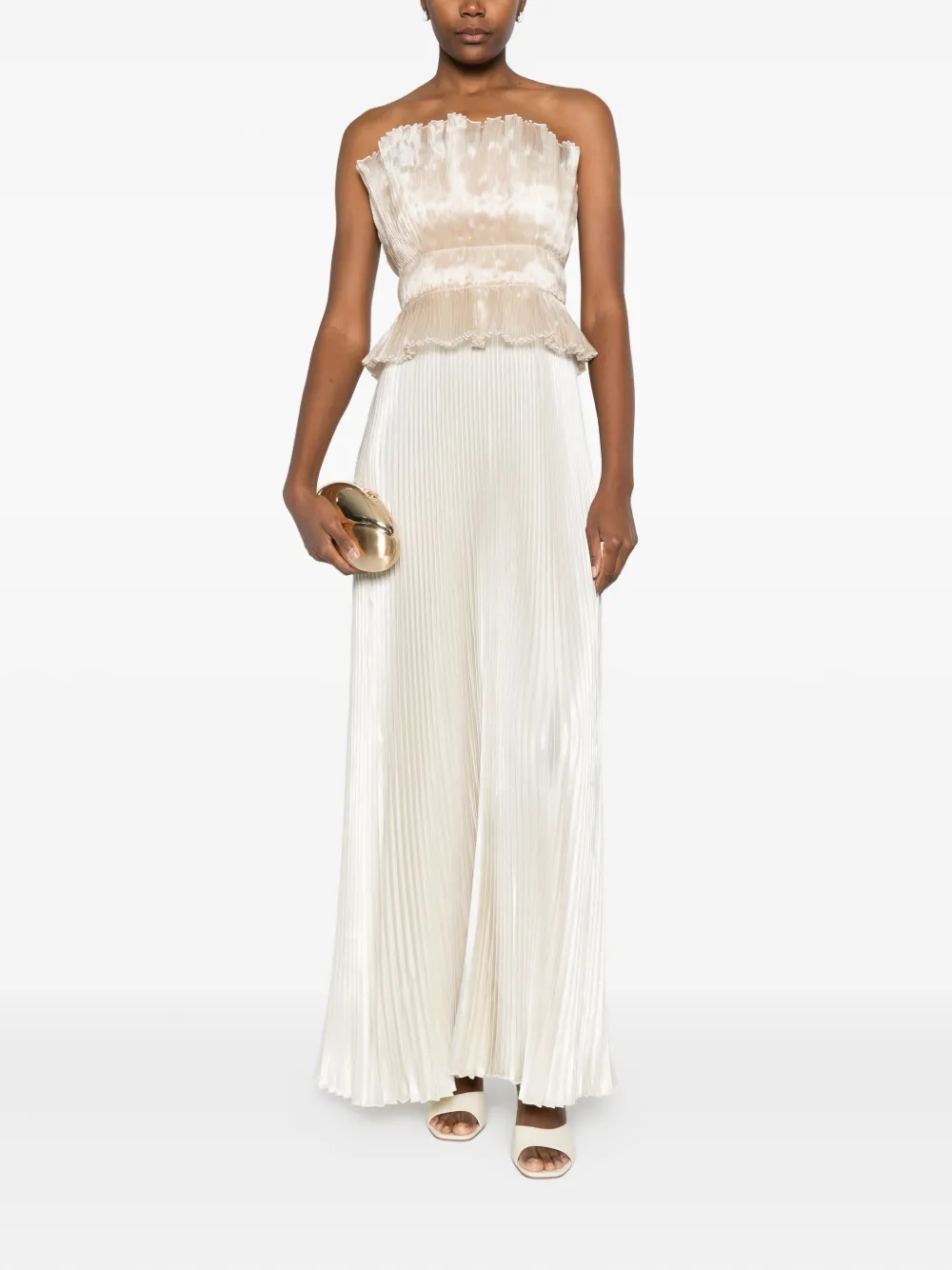 L'idée Masquerade Gown In Neutral