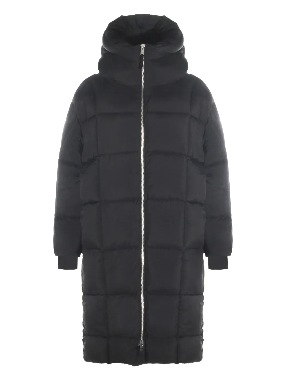 Thom Krom hooded zip-up coat - ブラック Thom Krom hooded zip-up coat - ブラック