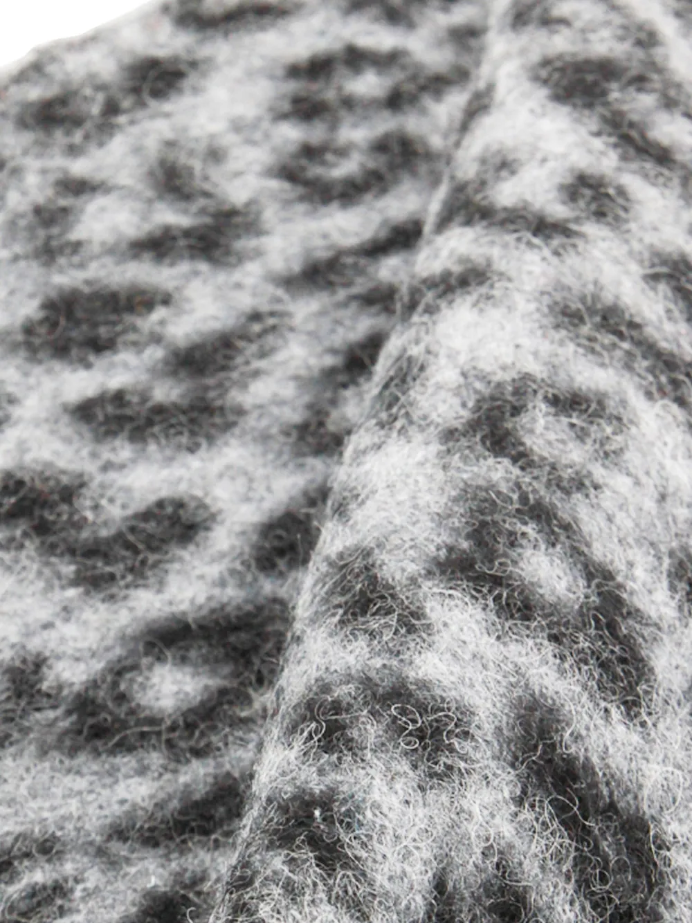 ANINE BING leopard-print scarf - Bruin