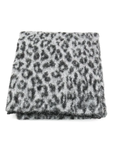 ANINE BING leopard-print scarf