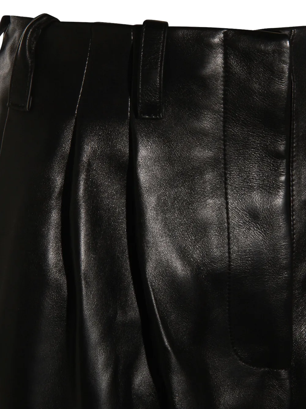 Givenchy Leather Trousers In Black