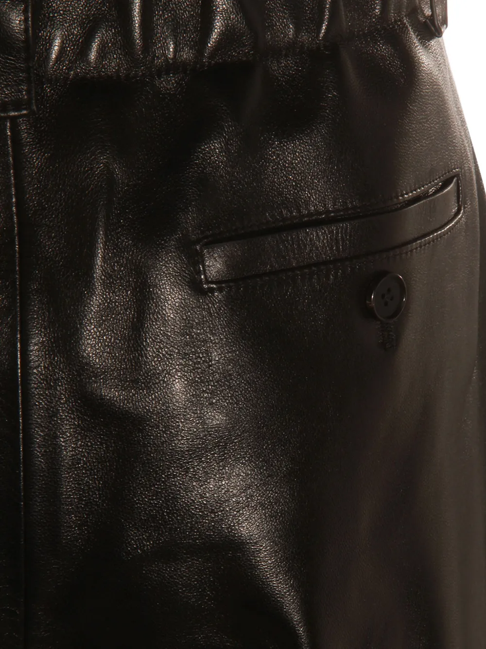 Givenchy Leather Trousers In Black