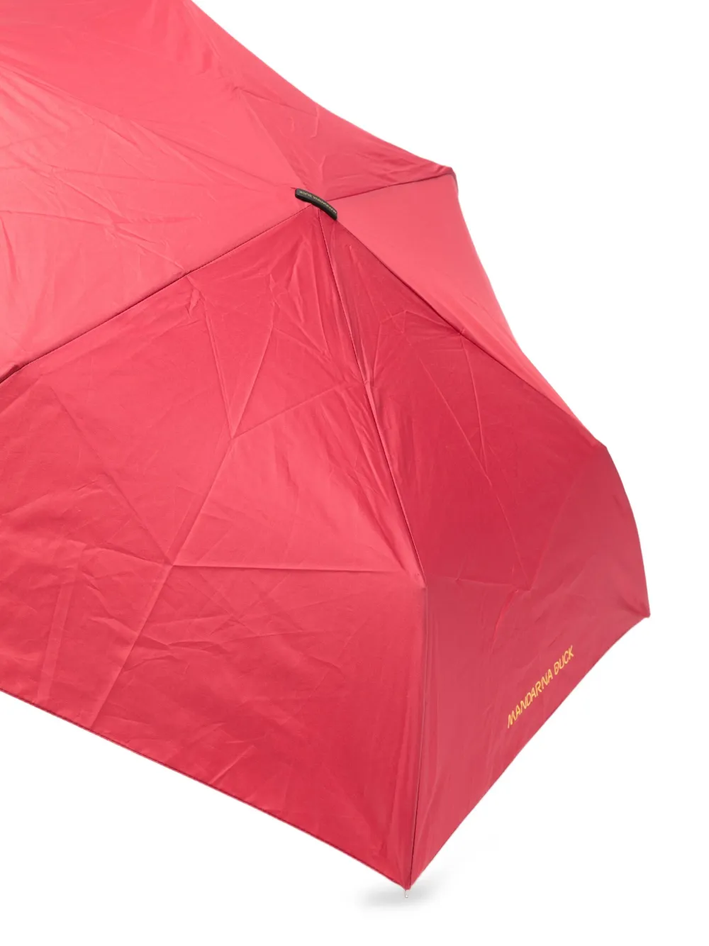 Mandarina Duck Paraplu met logopatch Rood