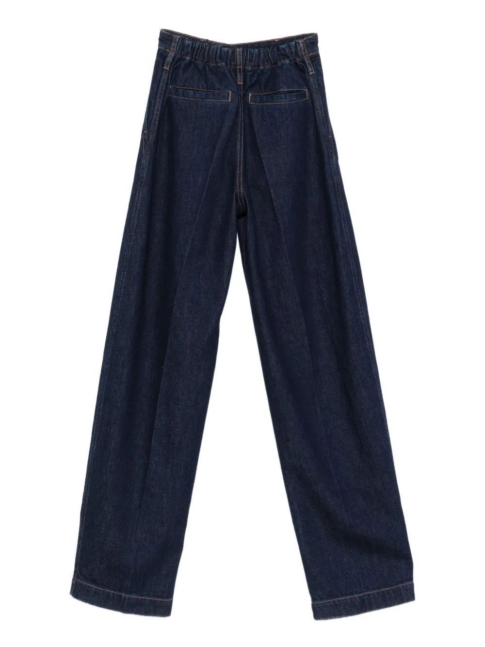 Sportmax Jeans met decoratieve stiksels Blauw