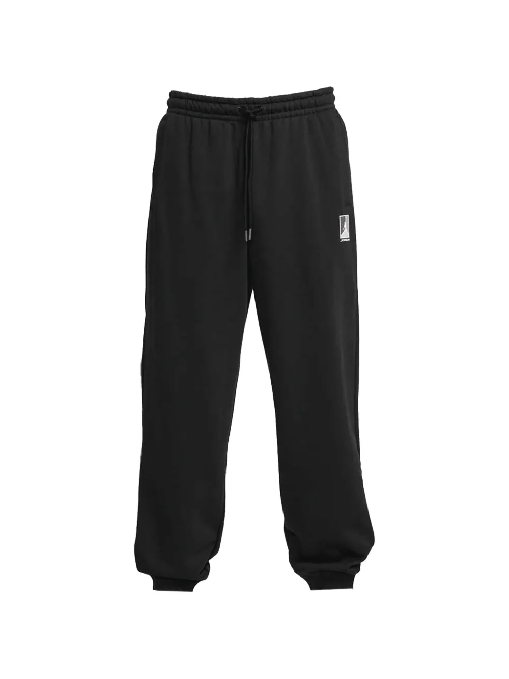 Nike Jordan Brooklyn Drawstring Logo Track Pants In Black