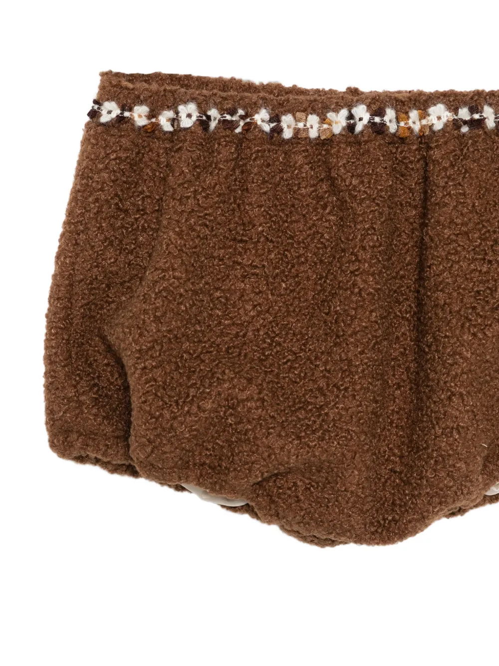  Alapage Beaded-embellished Shorts - Brown 