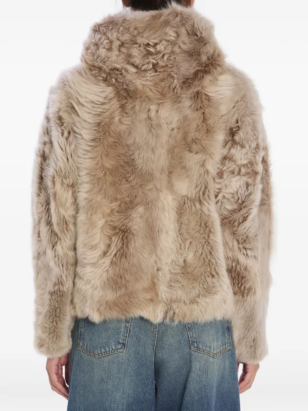 Yves Salomon ファージャケット | ニュートラル | FARFETCH JP