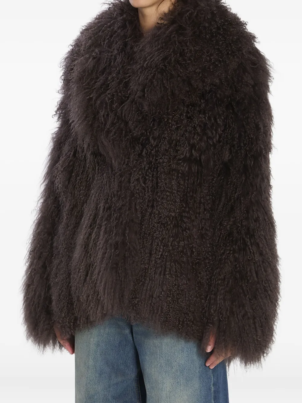 Yves Salomon lamb-fur jacket | Faux Fur & Shearling Jackets | Image 2