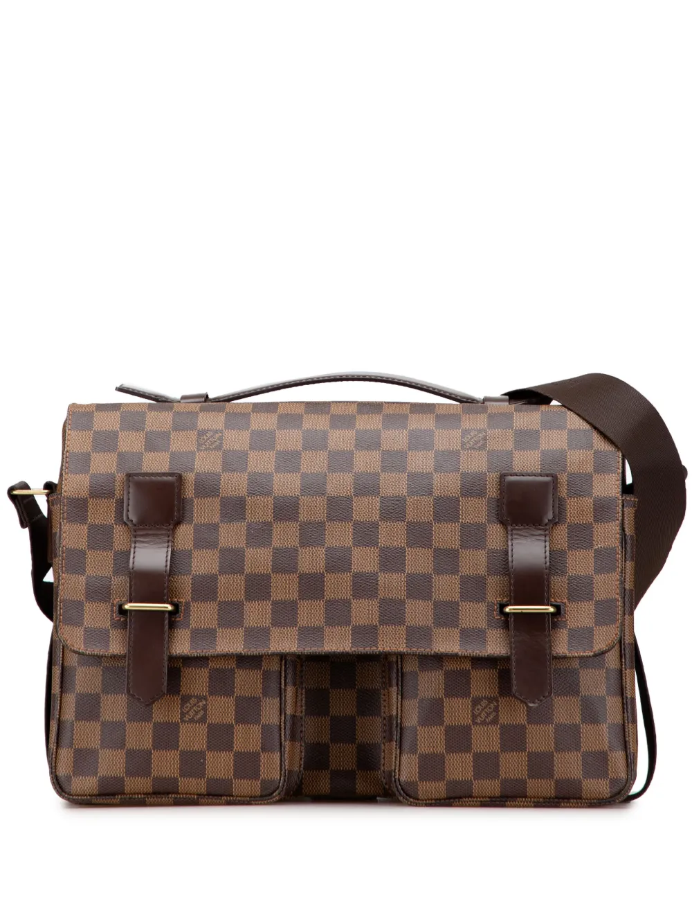 Louis Vuitton Pre-Owned 2006 Damier Ebene Broadway satchel - ブラウン Louis Vuitton Pre-Owned 2006 Damier Ebene Broadway satchel - ブラウン