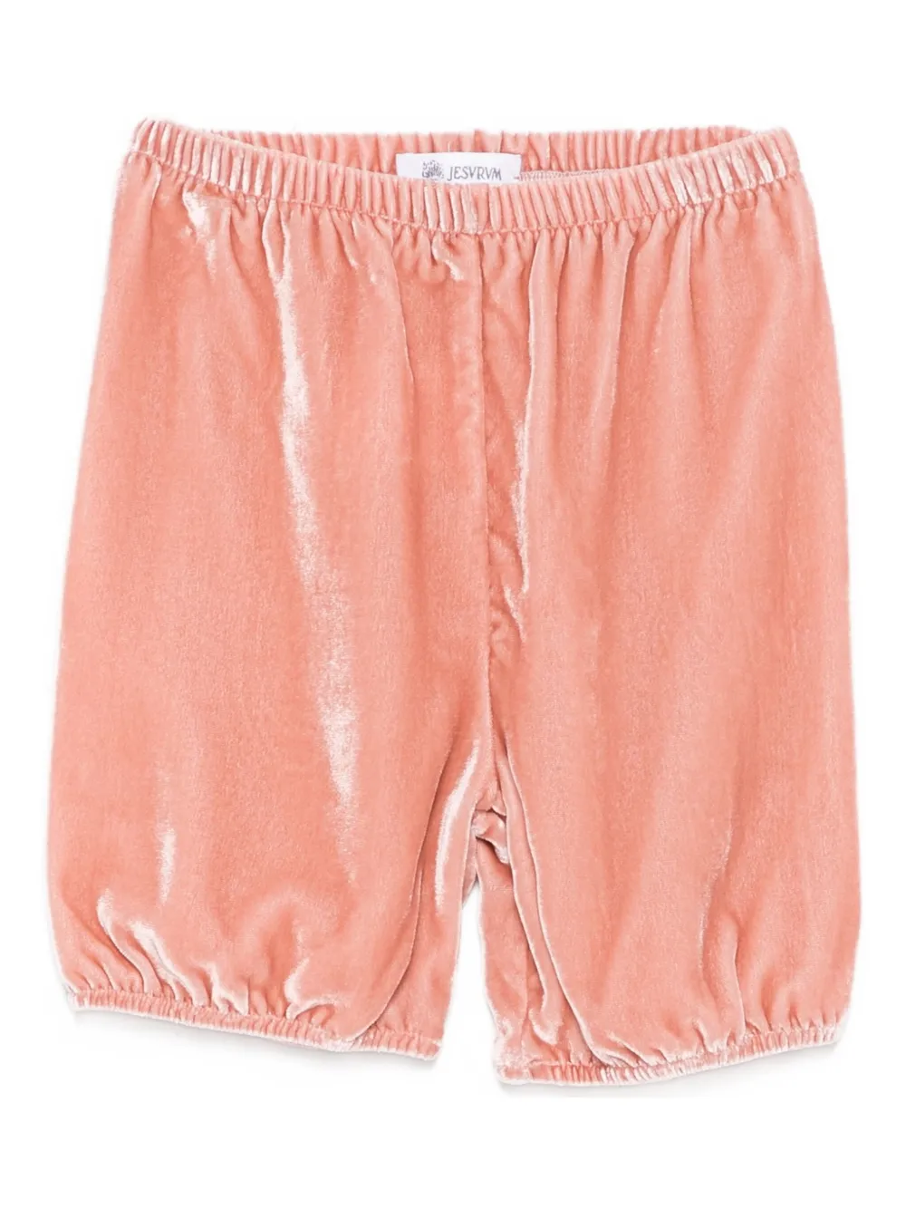 Jesurum Baby Velvet Shorts In Pink