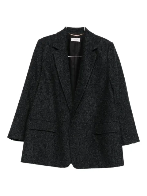 Agnona blazer con efecto mélange