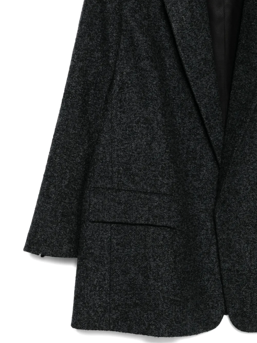 Agnona Blazer met gemêleerd effect Zwart