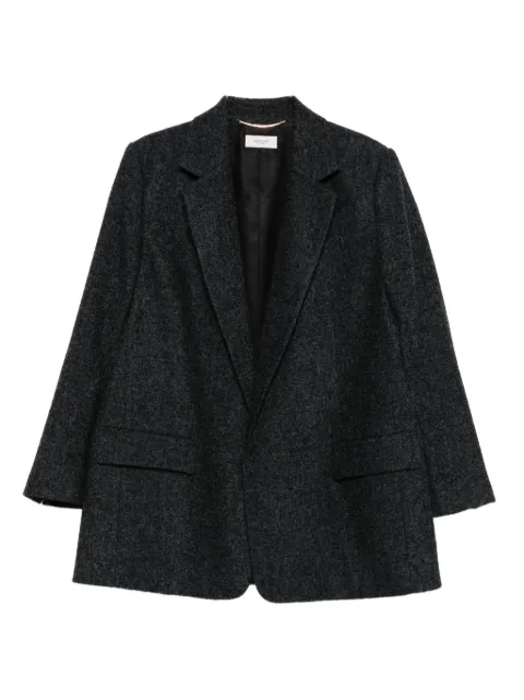 Agnona blazer con efecto mélange
