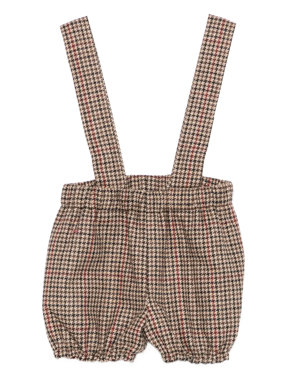 Jesurum Baby Checked Shorts In Brown
